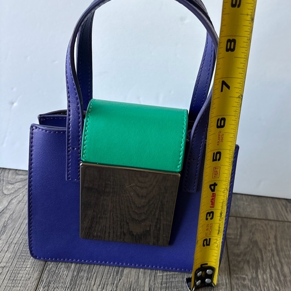 Elegant Blue and Green Mini Bag - Picture 6 of 14